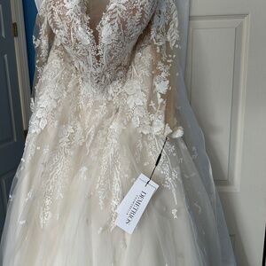 Size 28 NEVER WORN WEDDING DRESS